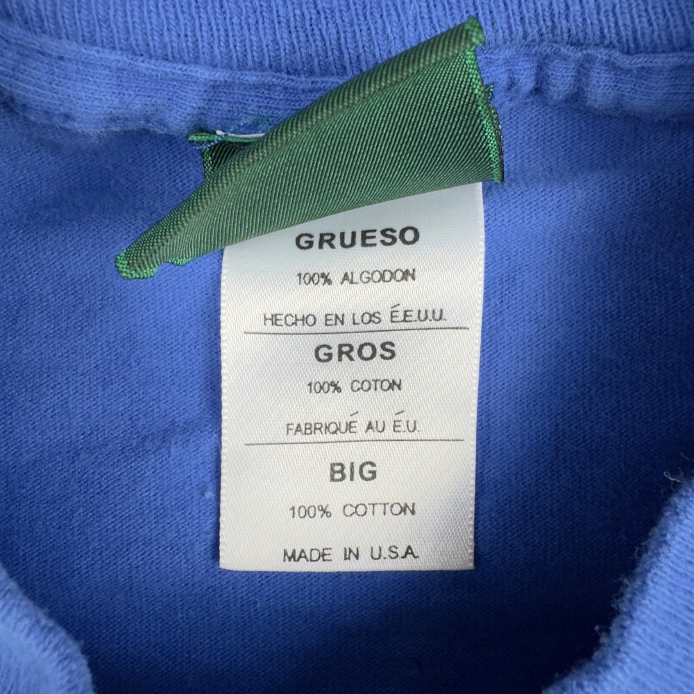 Vtg 1996 Pillsbury Doughboy Graphic T Shirt Size XS/S Blue Made‎ USA Food Promo - Picture 6 of 10